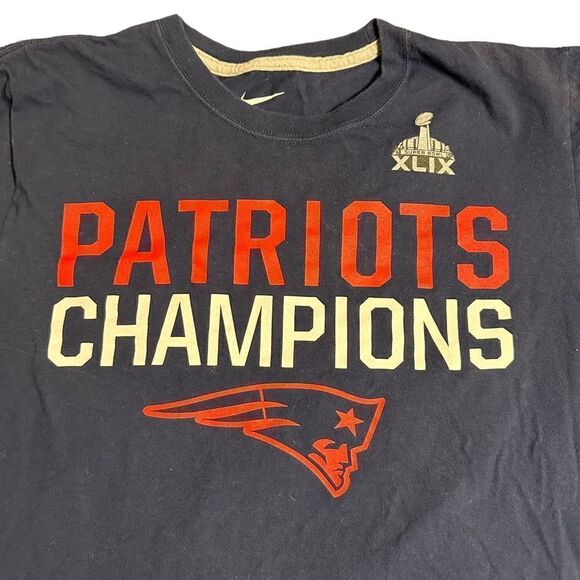 NFL New England Patriots Super Bowl 49 T-shirt Unisex size Medium - Picture 3 of 6